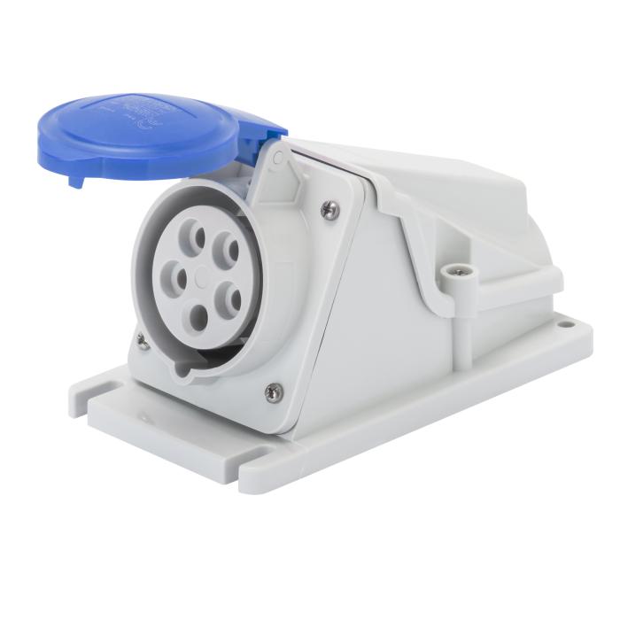 Розетка стаціонарна 90° IEC 309 HP IP44 2P+E 32A 230V 6H GEWISS [GW62488]