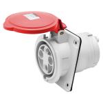Розетка вбудована 10° IEC 309 HP IP44 3P+N+E 63A 400V 6H GEWISS [GW63221H]