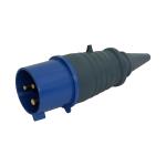 Вилка 023 переносна 2Р+РЕ 32А 220В IP44 UEC [HPC-P023-032-3-IP44-U]