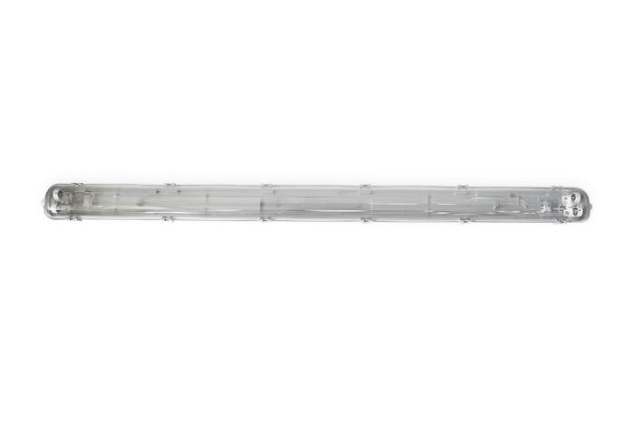 Світильник для T8 UEC Delta IWLT8 2xT8 1200мм IP65 сірий [IWLT8D-1202T8IP65-GR]