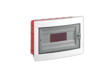 Корпус пластиковий ЩРВ-П-12 мод. 1ряд вбудований 285х214х100 IP40 UEC [MDK23-V-12-40-UEC]