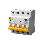 Автомат диференційного захисту SB-R9NE 4P C 06A  10mA Tип AC  6kA UEC [RCBO60-4-006-C-010-AC]