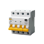Автомат диференційного захисту SB-R9NE 4P C 10A  30mA Tип AC  6kA UEC [RCBO60-4-010-C-030-AC]
