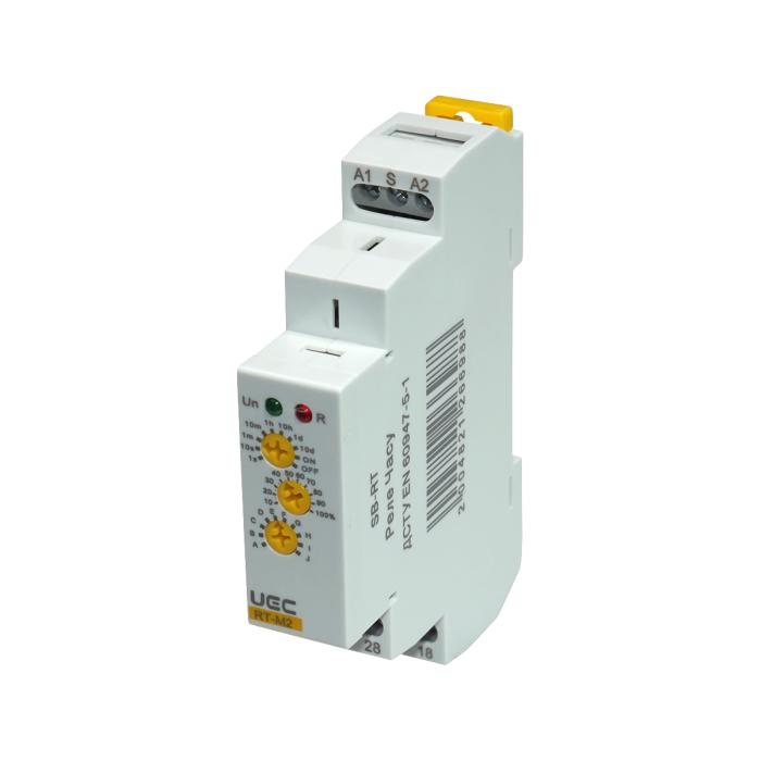 Реле часу RT багатофункційне 2 конт 230 В AС UEC [SB-RT-M2-AC230V]