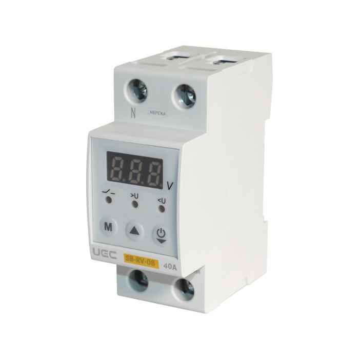 Реле напруги SB-RV-08 2P 40A UEC [SB-RV-08-2-40]