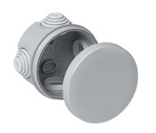 Коробка монтажна для відкритої проводки 80х45 мм UEC IP55 [UKO11-080-045-IP55-U]