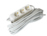 Подовжувач П03 3 місця 2P+PE/7м 3х1мм2 10А/250В ECO UEC [WYP10-10-03-07-G-G-U]