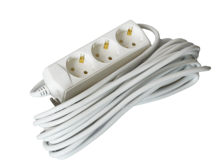 Подовжувач П03 3 місця 2P+PE/7м 3х1мм2 10А/250В ECO UEC [WYP10-10-03-07-G-G-U]