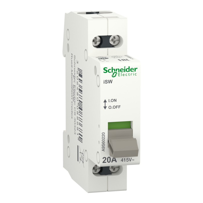 Вимикач-роз'єднувач, 20 А, Acti9 - Schneider Electric [A9S60220]