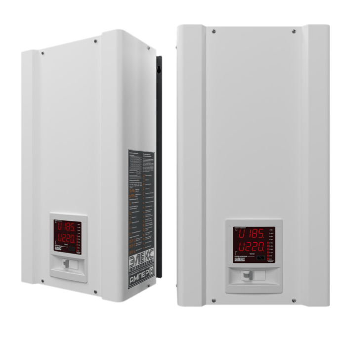 Стабілізатор напруги однофазний побутовий Ампер У 9-1/80 v2.1, Елєкс