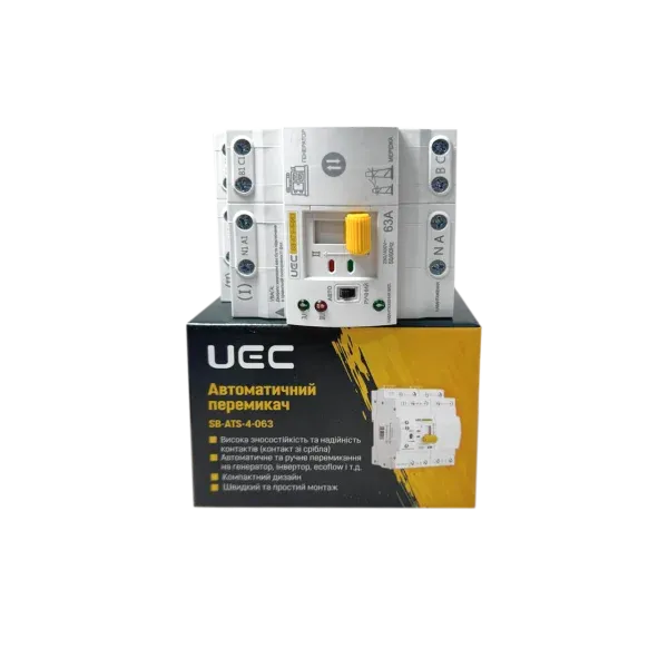 Автоматичний перемикач АВР SB-ATS-4-063-UEC, UEC [AVR-4-063]