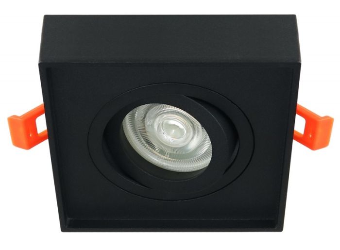 Акцентний світильник GU5.3, IP20, чорний, Luxel [DLD-02B]