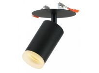 Акцентний світильник GU10, IP20, чорний, Luxel [DLD-09B]