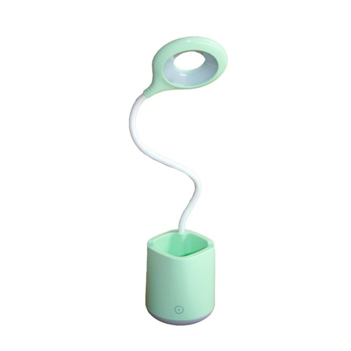 LED світильник настільний акумуляторний з підстаканником, блакитний, Electro House [EH-070CYAN]