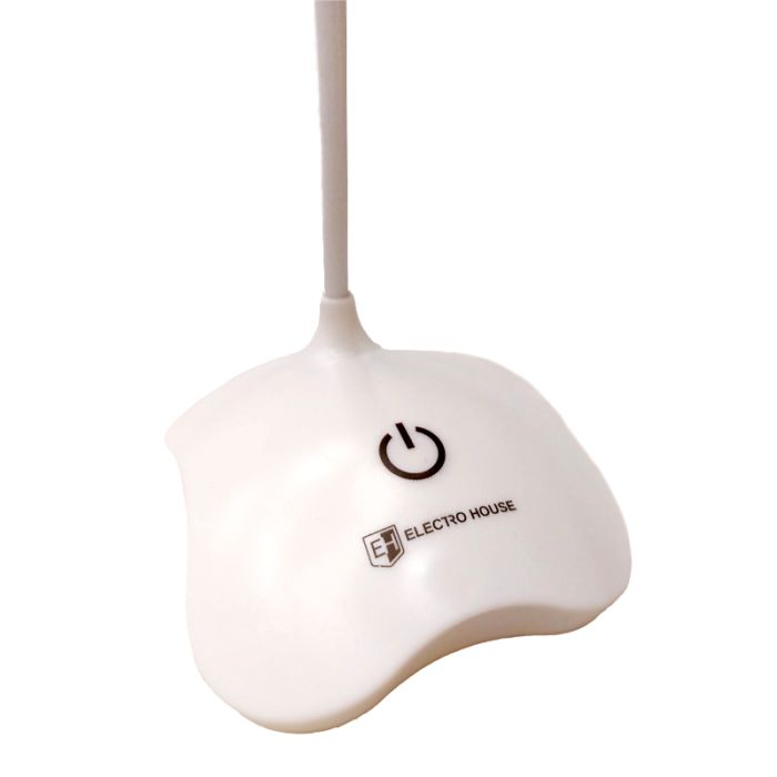 LED світильник настільний акумуляторний, білий, Electro House [EH-LMT-05]