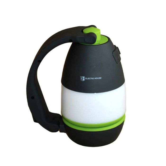 LED світильник настільний багатофункціональний, зелений+чорний, Electro House [EH-LMT-06]