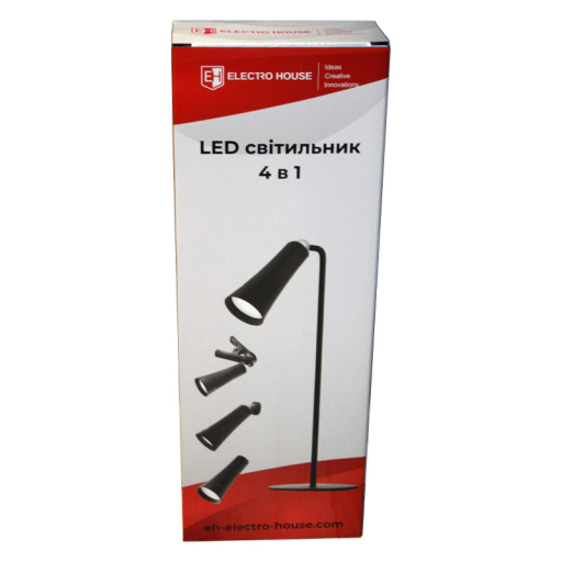 LED світильник 4в1, 7 Вт, графіт, Electro House [EH-LMT-07G]