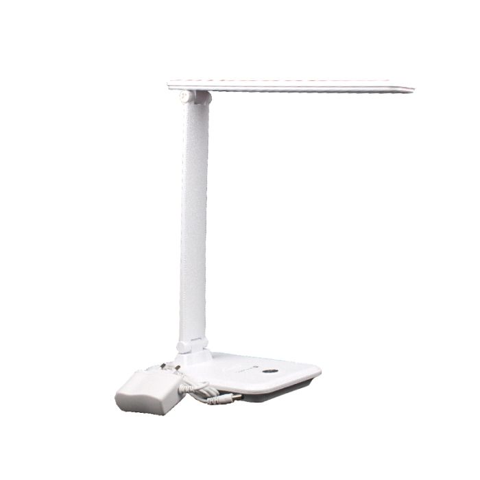 LED світильник настільний з бездротовою зарядкою 10 Вт, 2700К/4100К/6500К, білий, Electro House [EH-LMT-WC1]