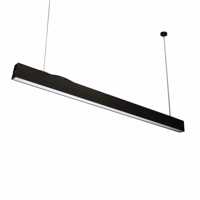 LED світильник офісний 40 Вт, 3000K/4000K/6000K, чорний, Electro House [EH-OFL-40W]