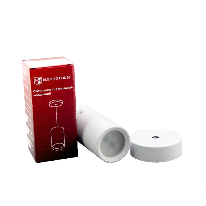 Світильник стельовий спрямований модульний, білий, Electro House [EH-PSL-11W]