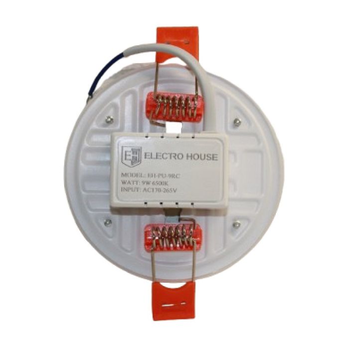 LED панель кругла 9 Вт, 6500К, Electro House [EH-PU-9RC]