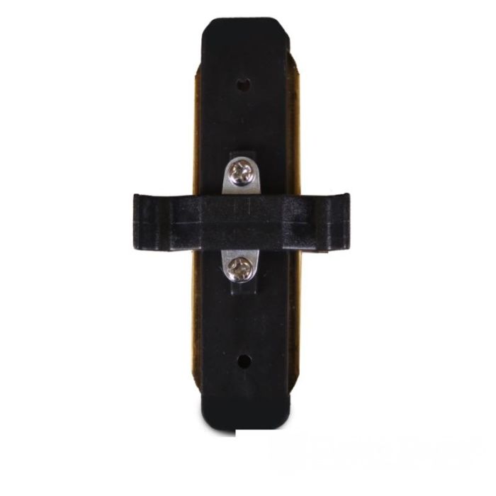 Конектор для трекового світильника прямий, чорний, Electro House [EH-TC-0003]