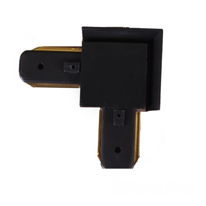 Конектор для трекового світильника кутовий, чорний, Electro House [EH-TC-0004]