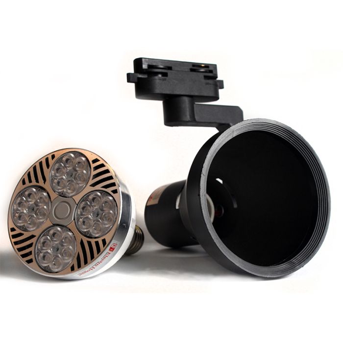 LED світильник трековий 25 Вт, 4100К, чорний, Electro House [EH-TL-0007]