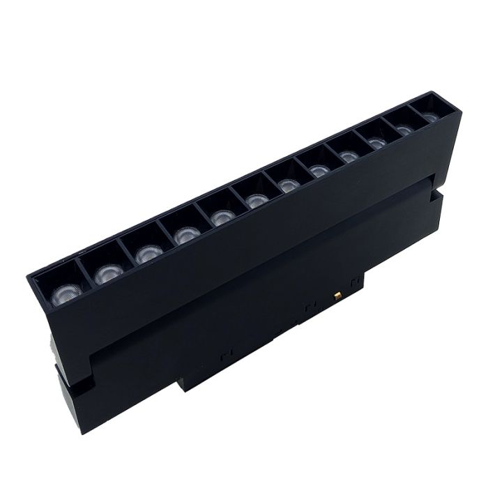 LED світильник трековий магнітний поворотний 12 Вт, 4000К, чорний, Electro House [EH-TMLF-12W]