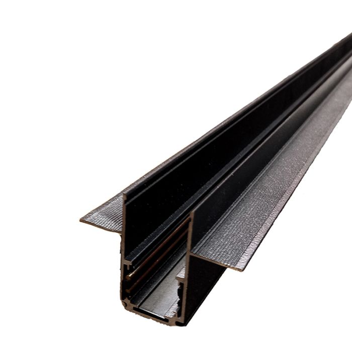 Трекова магнітна рейка врізна 2 м, чорний, Electro House [EH-TRM-2m]