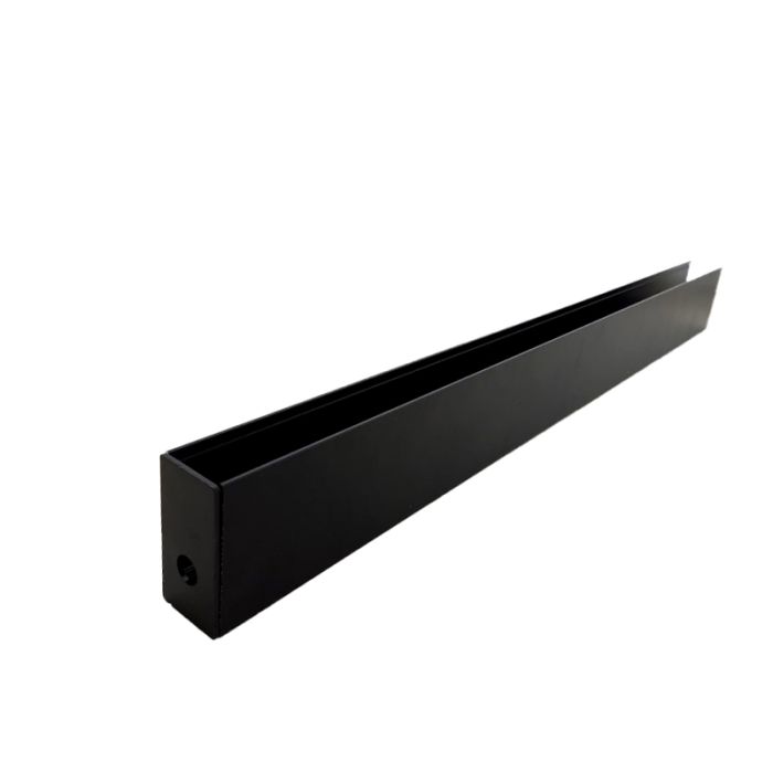 Трекова магнітна рейка накладна 1 м, чорний, Electro House [EH-TRMs-1m]