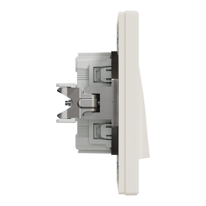 Вимикач одноклавішний самозажимной крем Asfora, Schneider Electric [EPH0100123]