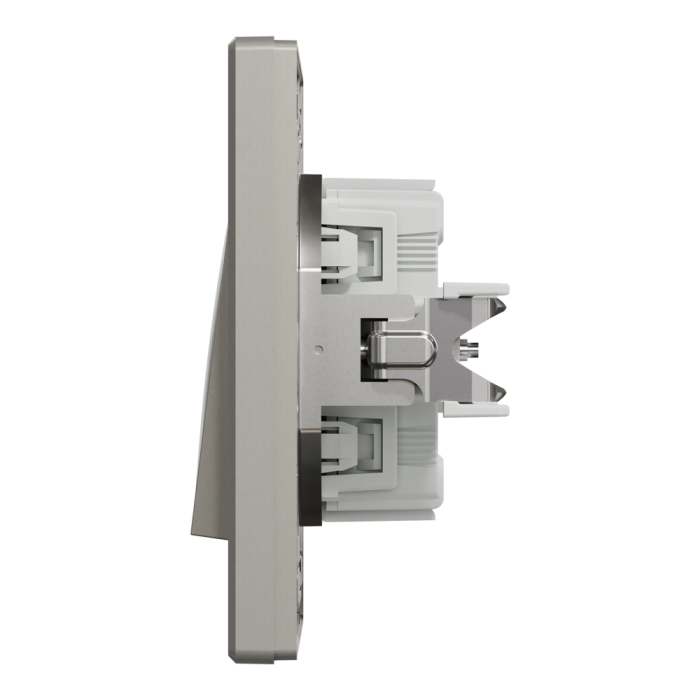 Вимикач одноклавішний самозажимний Asfora бронза, Schneider Electric [EPH0100169]