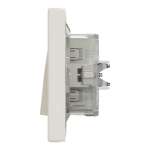 Вимикач, кремовий, 1-клавішний, 10 А, Asfora - Schneider Electric [EPH0100223]