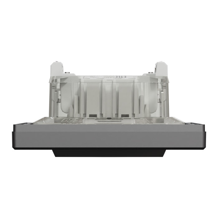 Вимикач одноклавішний самозажимний антрацит ip44 Asfora, Schneider Electric [EPH0100271]