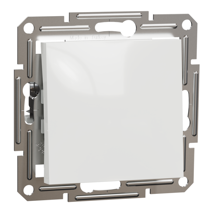 Вимикач одноклавішний, білий, Asfora, без рамки, Schneider Electric [EPH0170121]