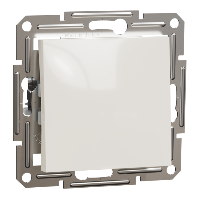 Вимикач одноклавішний, кремовий, Asfora, без рамки, Schneider Electric [EPH0170123]