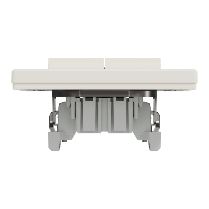 Вимикач двоклавішний самозажимний крем Asfora, Schneider Electric [EPH0300123]