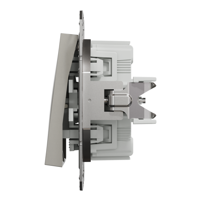 Вимикач двоклавішний самозажимний Asfora бронза, Schneider Electric [EPH0300169]