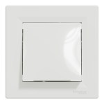 Перемикач одноклавішний самозажимний білий Asfora, Schneider Electric [EPH0400121]