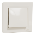 Вимикач, кремовий, 1-клавішний, 10 А, Asfora - Schneider Electric [EPH0400123]