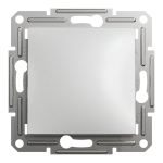 Перемикач одноклавішний самозажимний Asfora алюміній, Schneider Electric [EPH0400161]