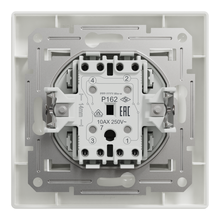Перемикач перехресний самозажимний білий Asfora, Schneider Electric [EPH0500121]