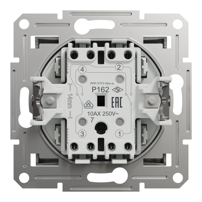 Перемикач перехресний самозажимний Asfora алюміній, Schneider Electric [EPH0500161]