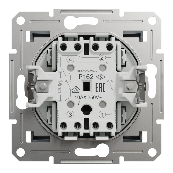 Перемикач перехресний самозажимний Asfora сталь, Schneider Electric [EPH0500162]