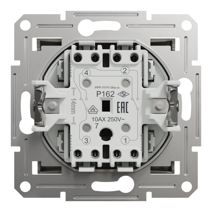 Перемикач перехресний самозажимний Asfora бронза, Schneider Electric [EPH0500169]