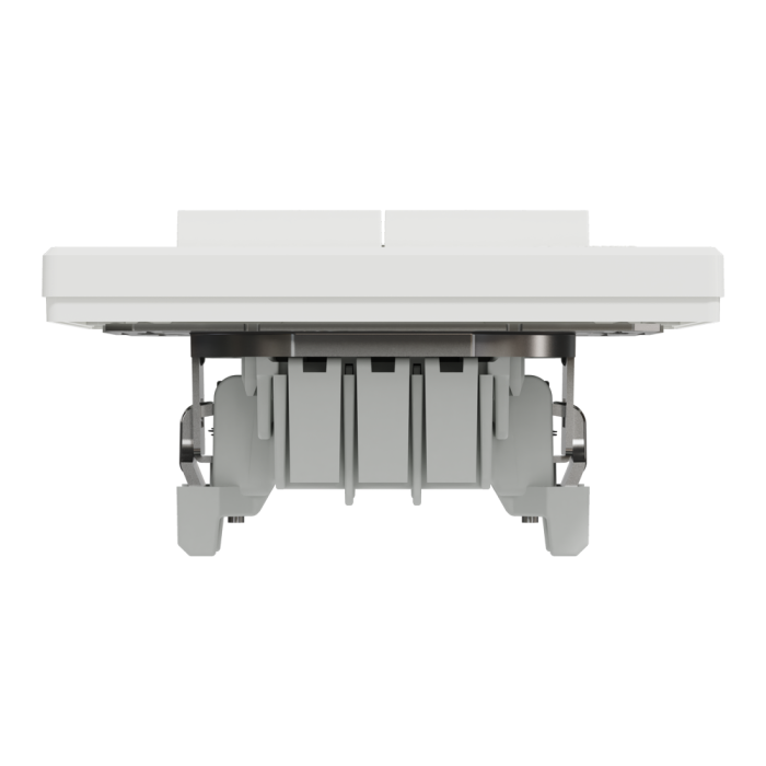 Вимикач, білий, 2-клавішний, 10 А, Asfora - Schneider Electric [EPH0600121]