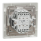 Двоклавішний перемикач самозажимний білий Asfora, Schneider Electric [EPH0600121]