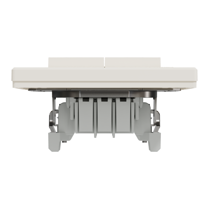 Вимикач, кремовий, 2-клавішний, 10 А, Asfora - Schneider Electric [EPH0600123]