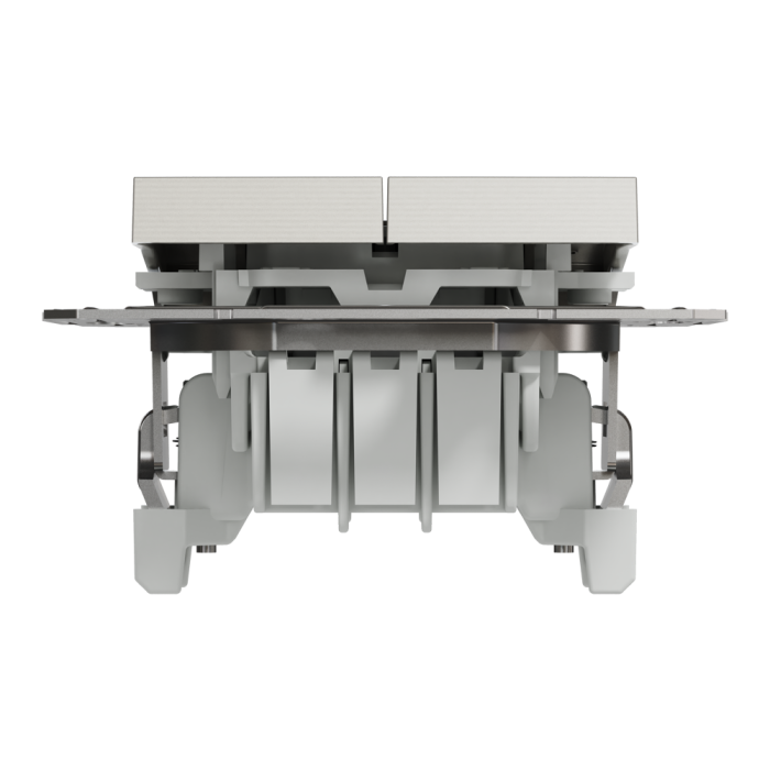 Двоклавішний перемикач самозажимний Asfora бронза, Schneider Electric [EPH0600169]